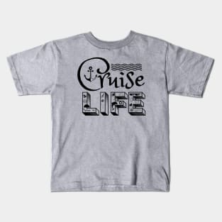 Cruise Life w/Icons Kids T-Shirt